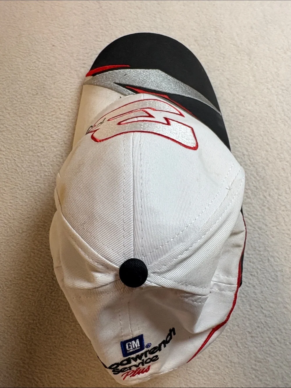 Dale Earnhardt Nascar White Black Red Number 3 Racing Cap